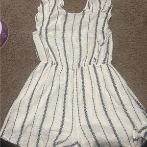 Striped Sleeveless Romper